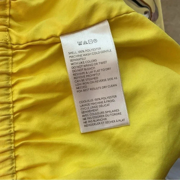 Urban Outfitters Yellow Drawstring Retro Shorts Size XS - Picture 3 of 4